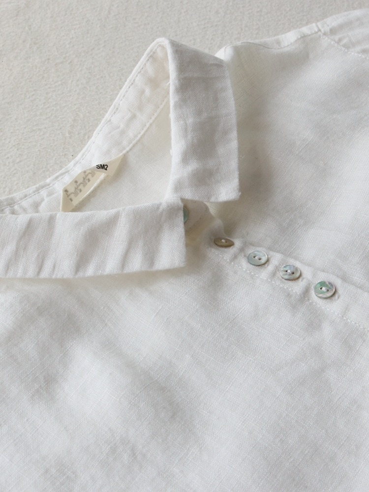 Künstlerisches Leinenkleid für – Casual Loose Linen Shirt Dress Bewertung und Preis