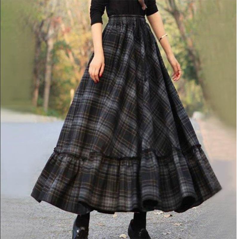 Frühling Sommer Französischer  – French Vintage Floral Midi Dress Bewertung und Preis